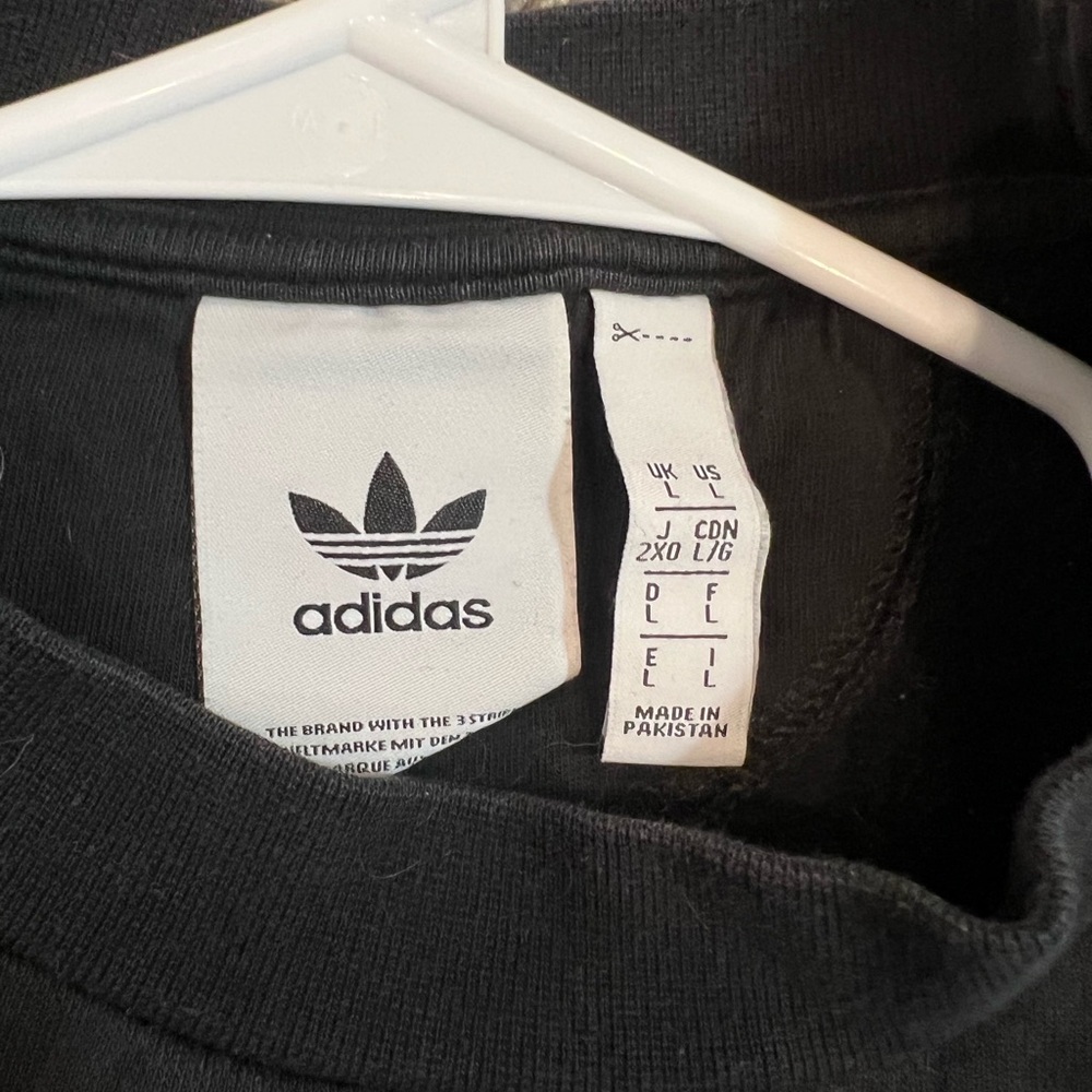 Black adidas crewneck